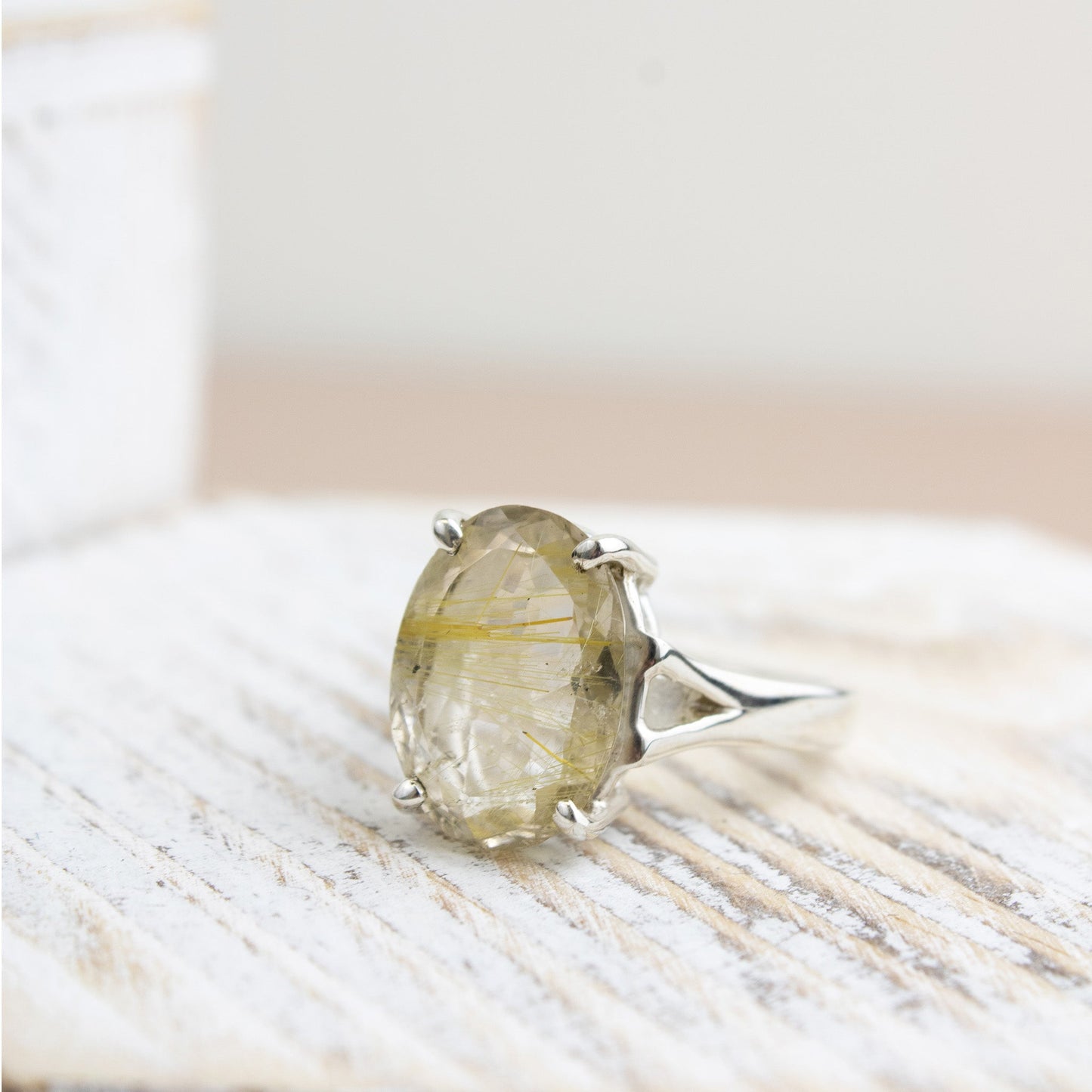 Rutilated Quartz Ring - Unique Ring #1 | Love + Lark - Muse + Moonstone