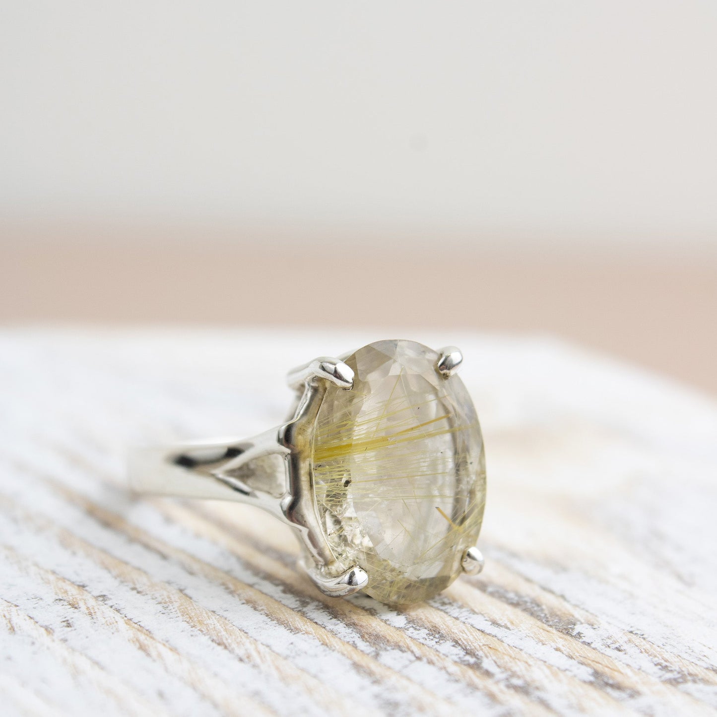 Rutilated Quartz Ring - Unique Ring #1 | Love + Lark - Muse + Moonstone