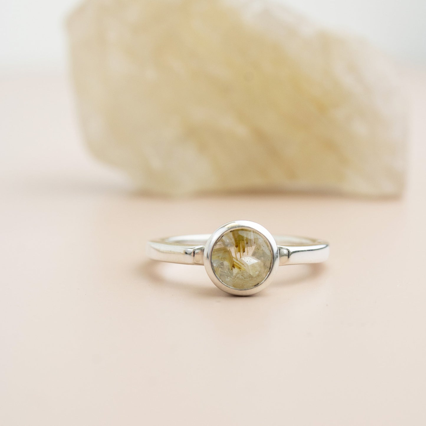 Rutilated Quartz Ring - Unique Ring #3 | Love + Lark - Muse + Moonstone