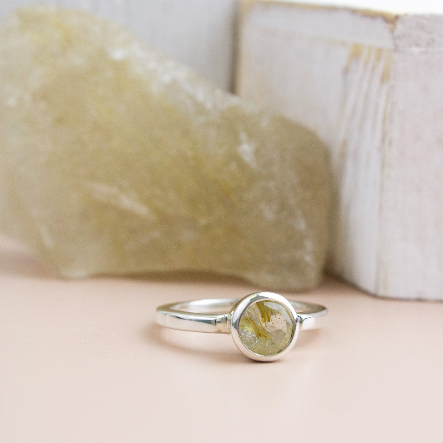 Rutilated Quartz Ring - Unique Ring #3 | Love + Lark - Muse + Moonstone