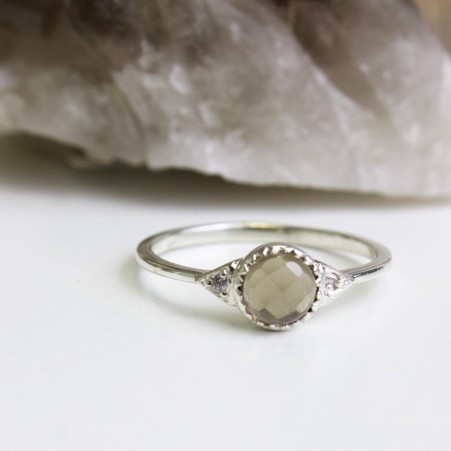Smokey Quartz Ring - Unique Ring #3 | Love + Lark - Muse + Moonstone
