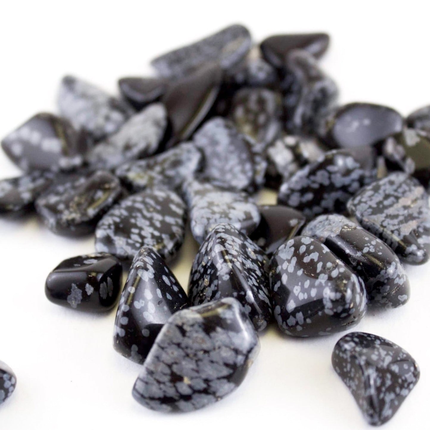 Snowflake Obsidian - Tumbled - Muse + Moonstone