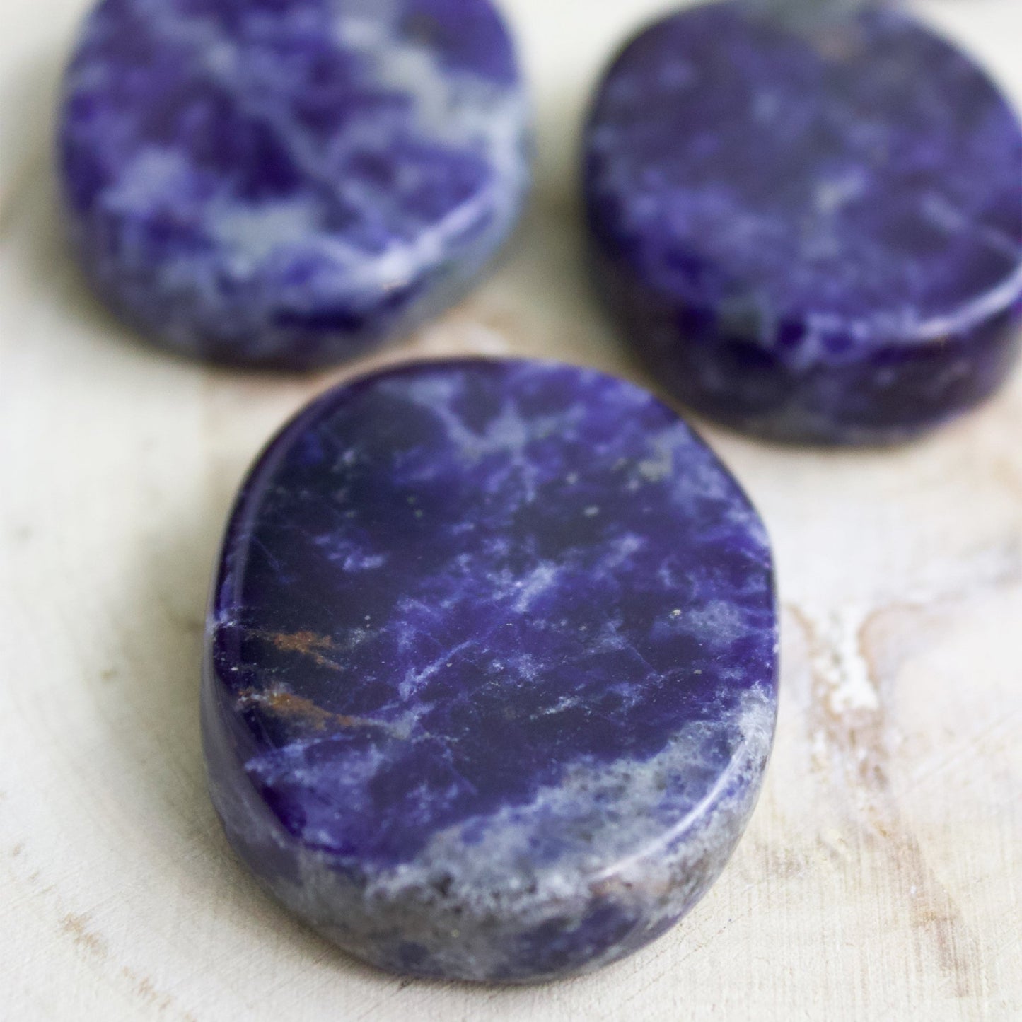 Sodalite - Mini Palmstone - Muse + Moonstone