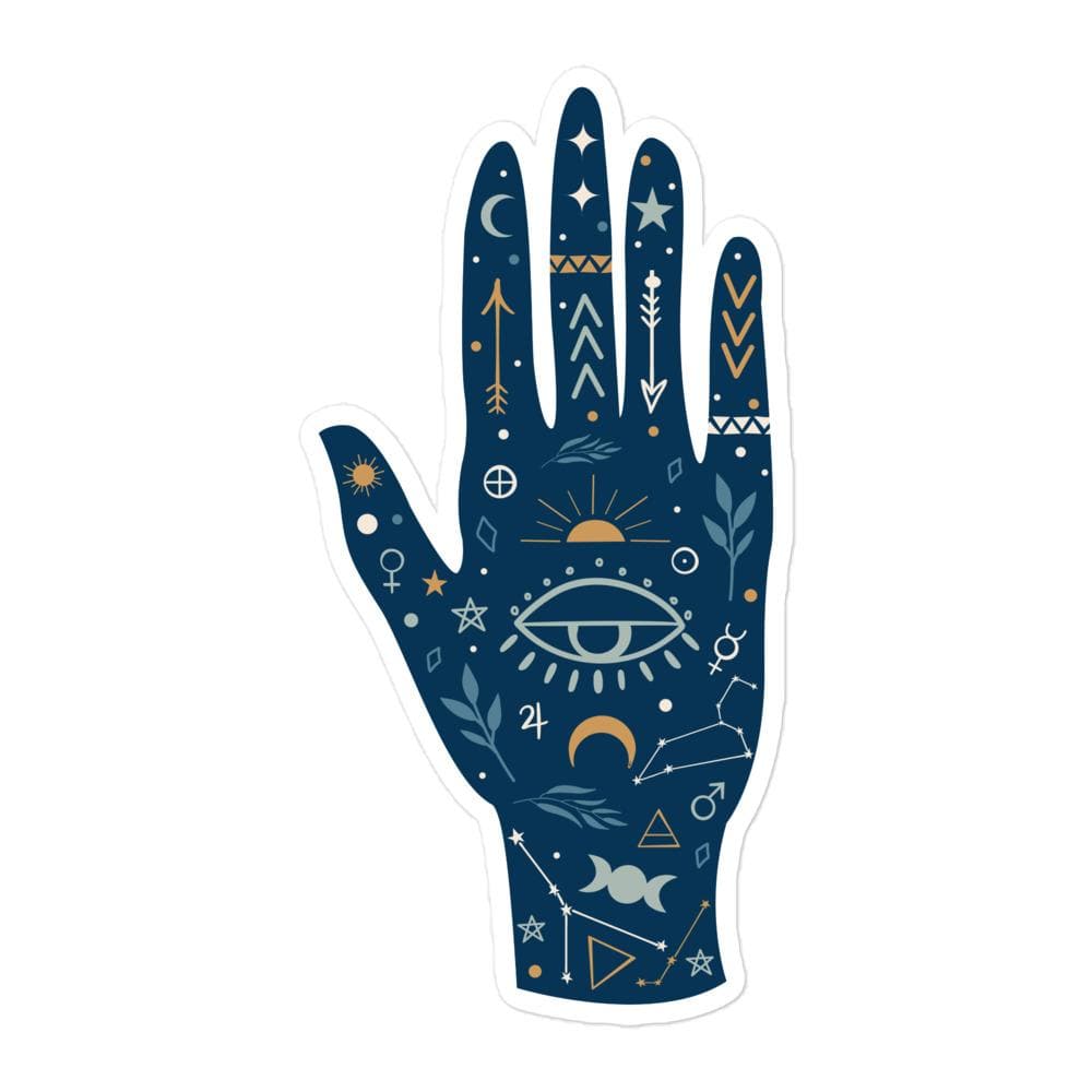 The Future is in Your Palm - Vinyl Sticker - Muse + Moonstone