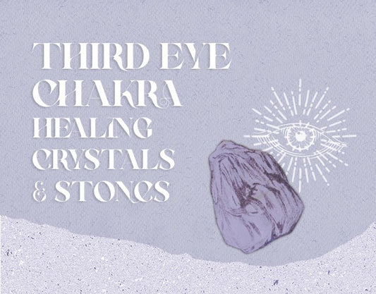 Third Eye Chakra Healing Crystals & Stones - Muse + Moonstone 