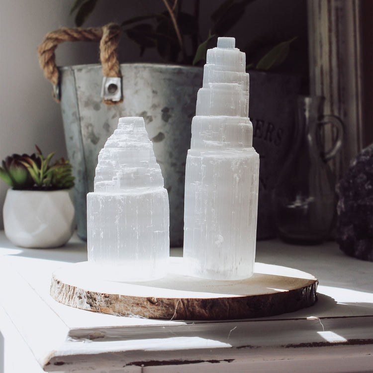 Selenite - Muse + Moonstone