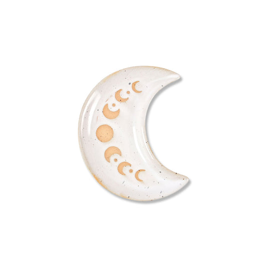Crescent Moon Phase Trinket Dish - Muse + Moonstone