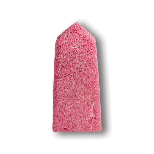 Honeycomb Ruby Polished Point Generator - Unique Specimen #2 - Muse + Moonstone