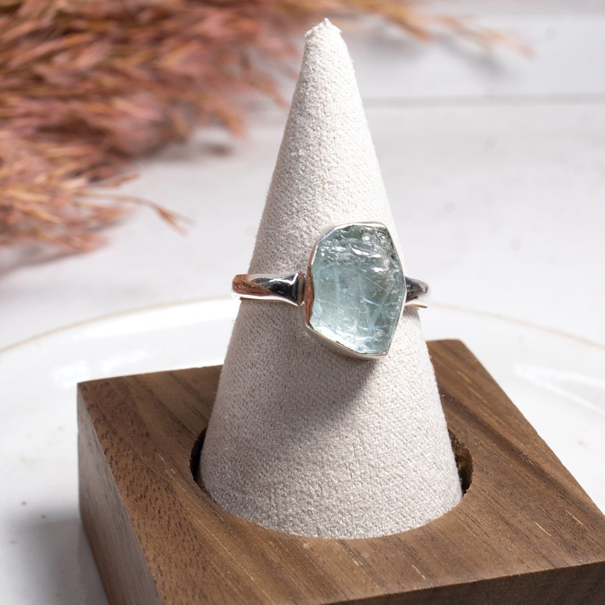 Raw Aquamarine - Unique Ring 1 - Size 9 | Love + Lark - Muse + Moonstone