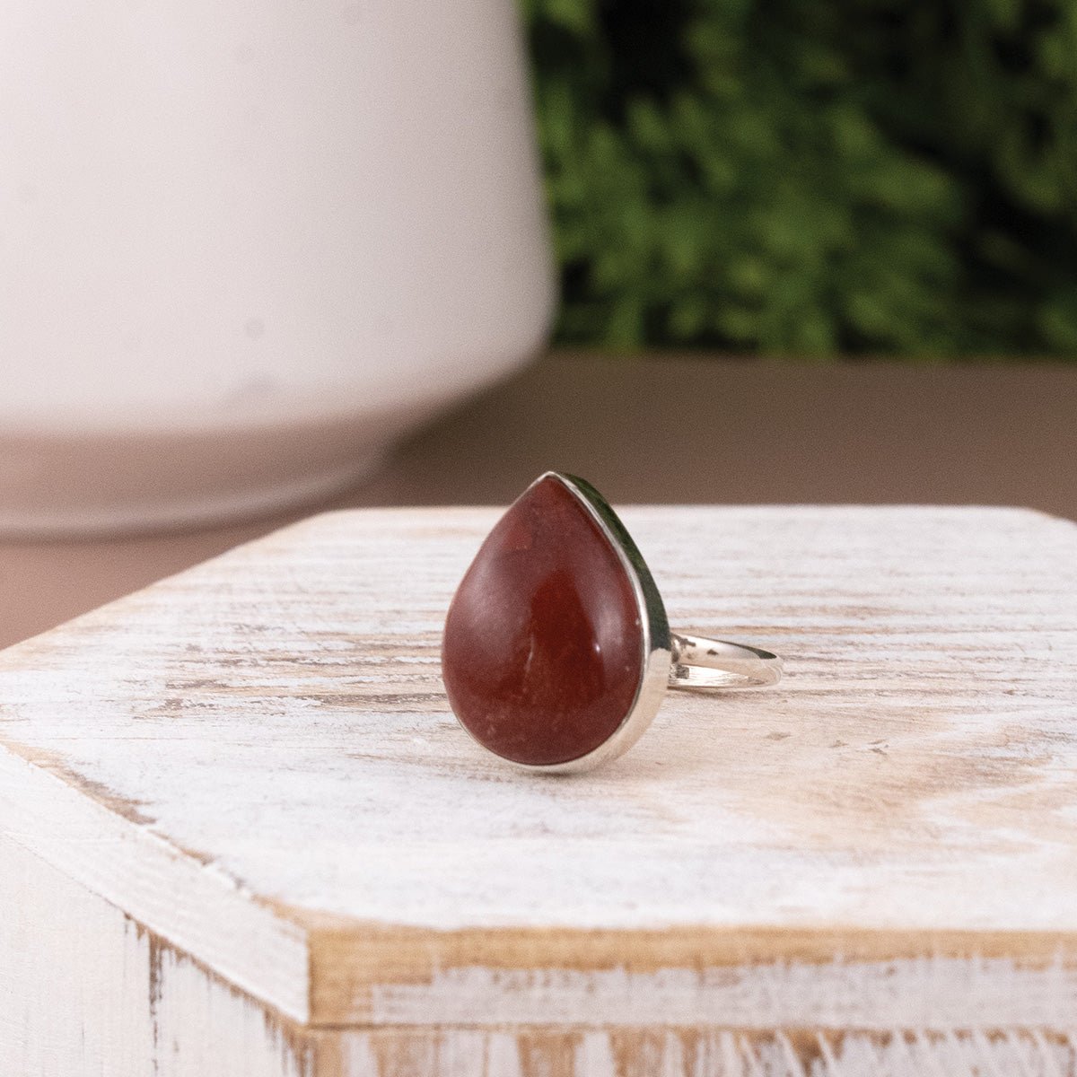 Red Jasper Ring - Unique 1 - Size 6 | Love + Lark - Muse + Moonstone