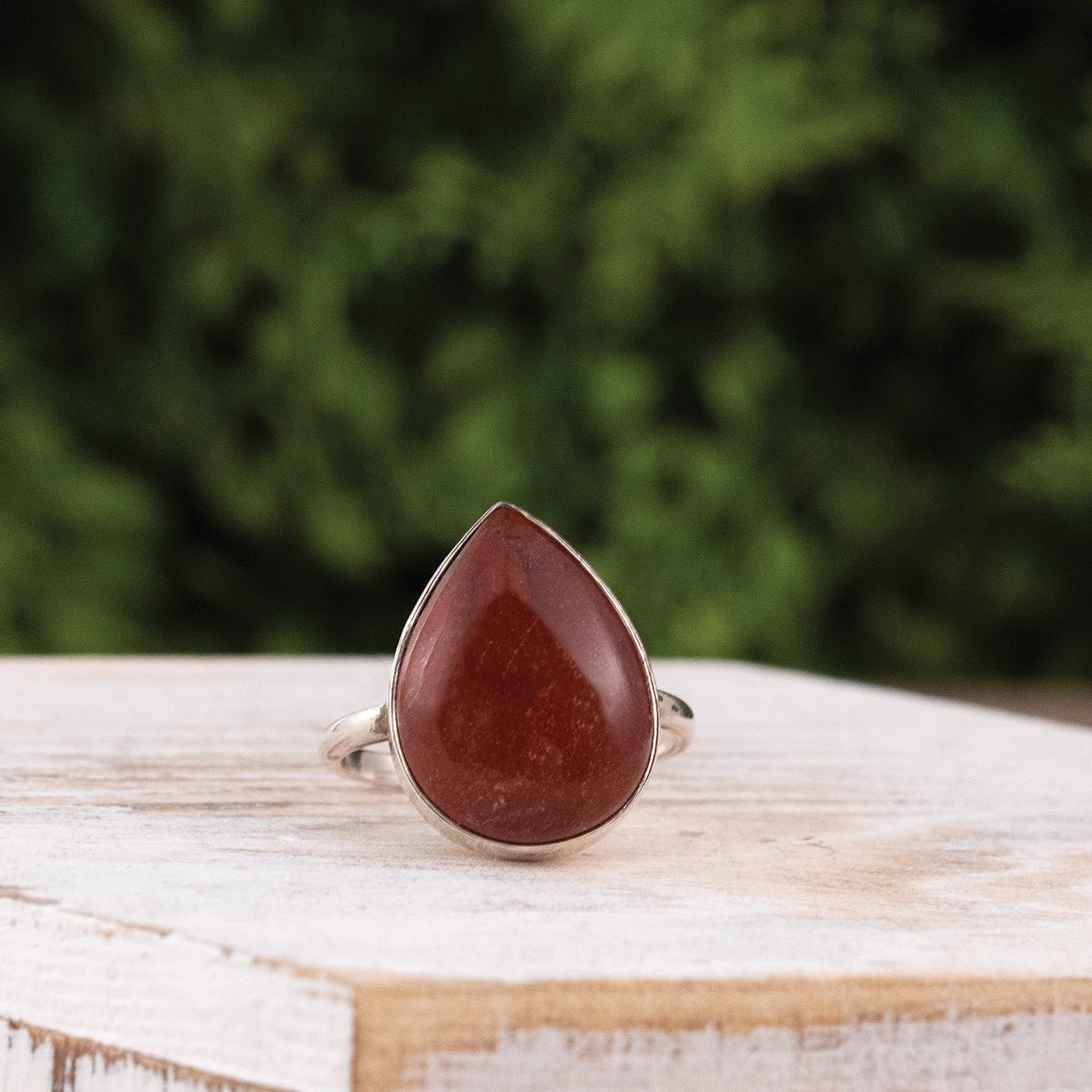 Red Jasper Ring - Unique 1 - Size 6 | Love + Lark - Muse + Moonstone