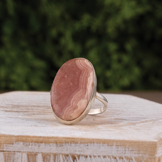 Rhodochrosite Ring - Unique 1 - Size 7 | Love + Lark - Muse + Moonstone
