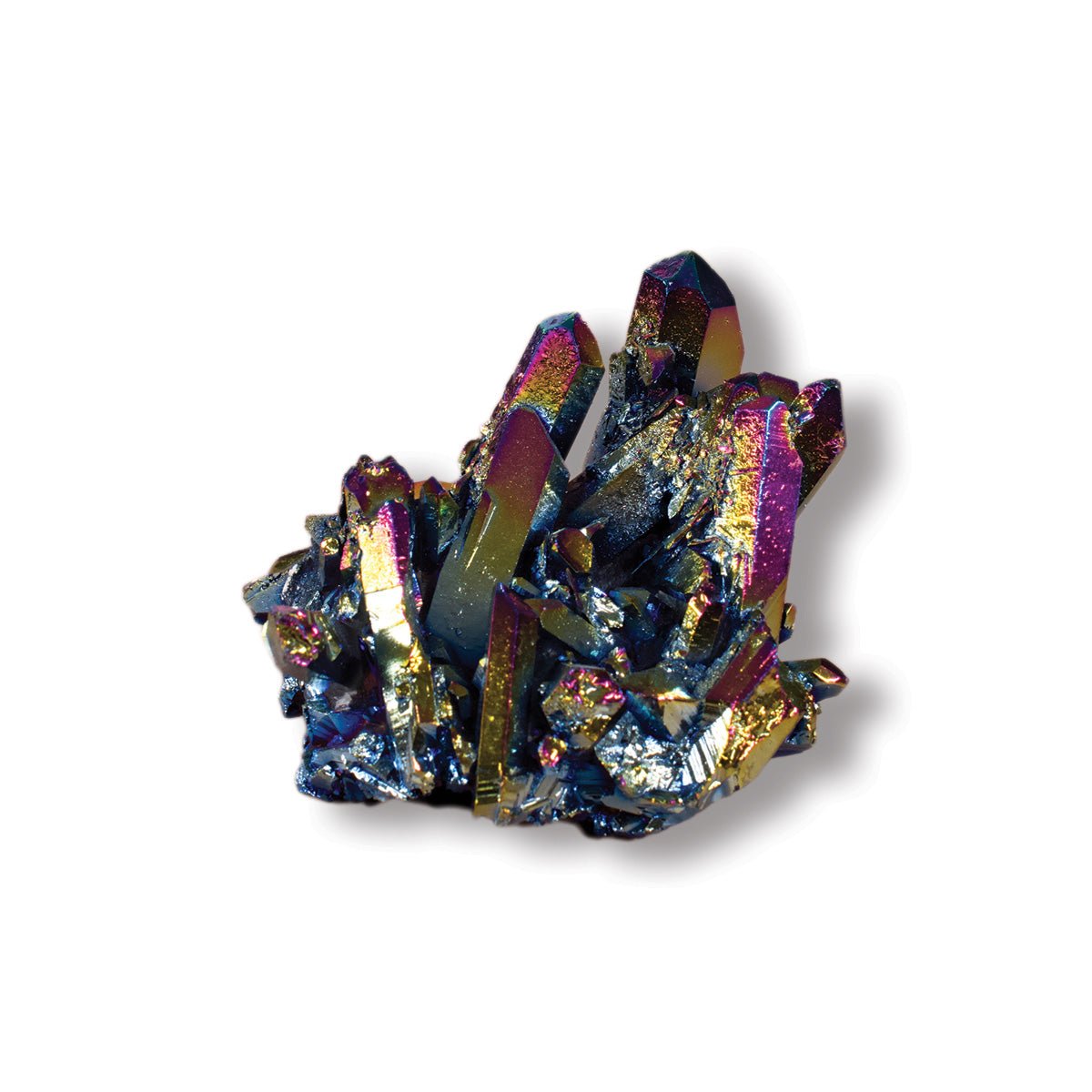 Titanium Aura Quartz - Unique Specimen 3 - Muse + Moonstone