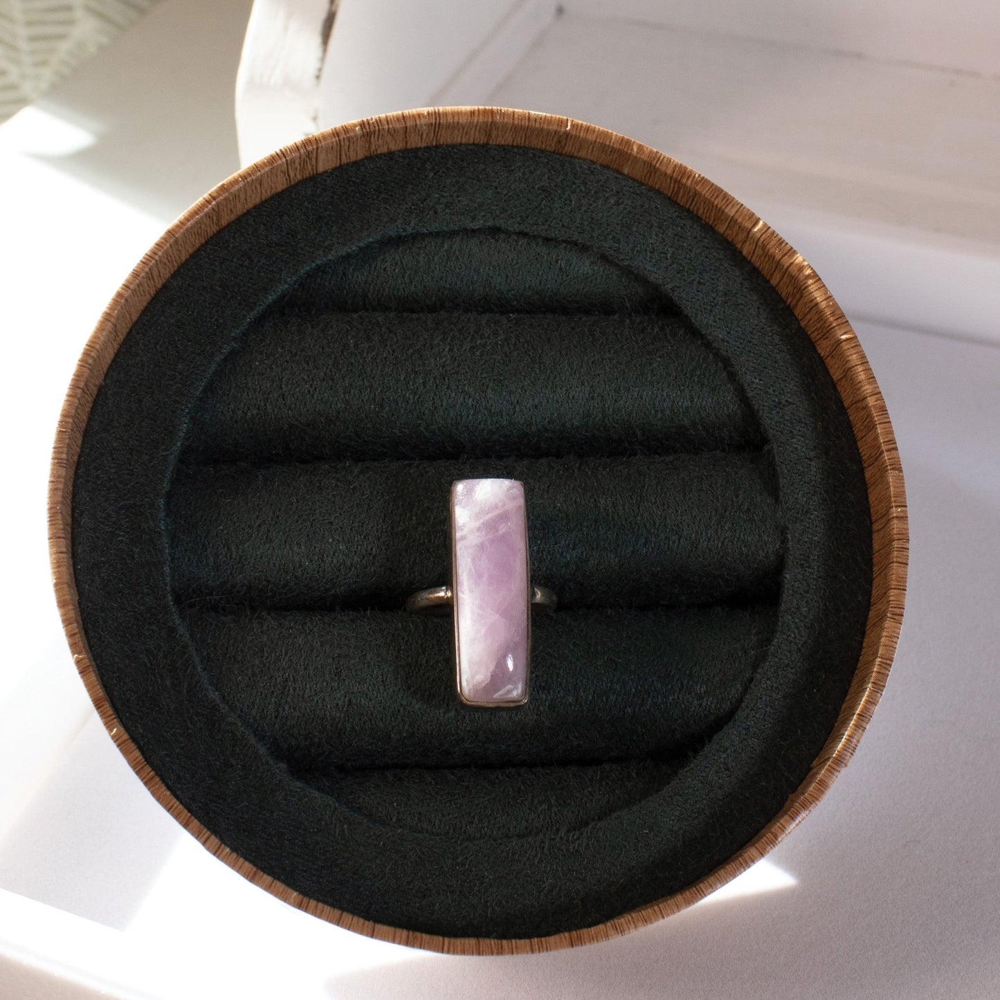 Unique Kunzite Ring 1 | Love + Lark - Muse + Moonstone