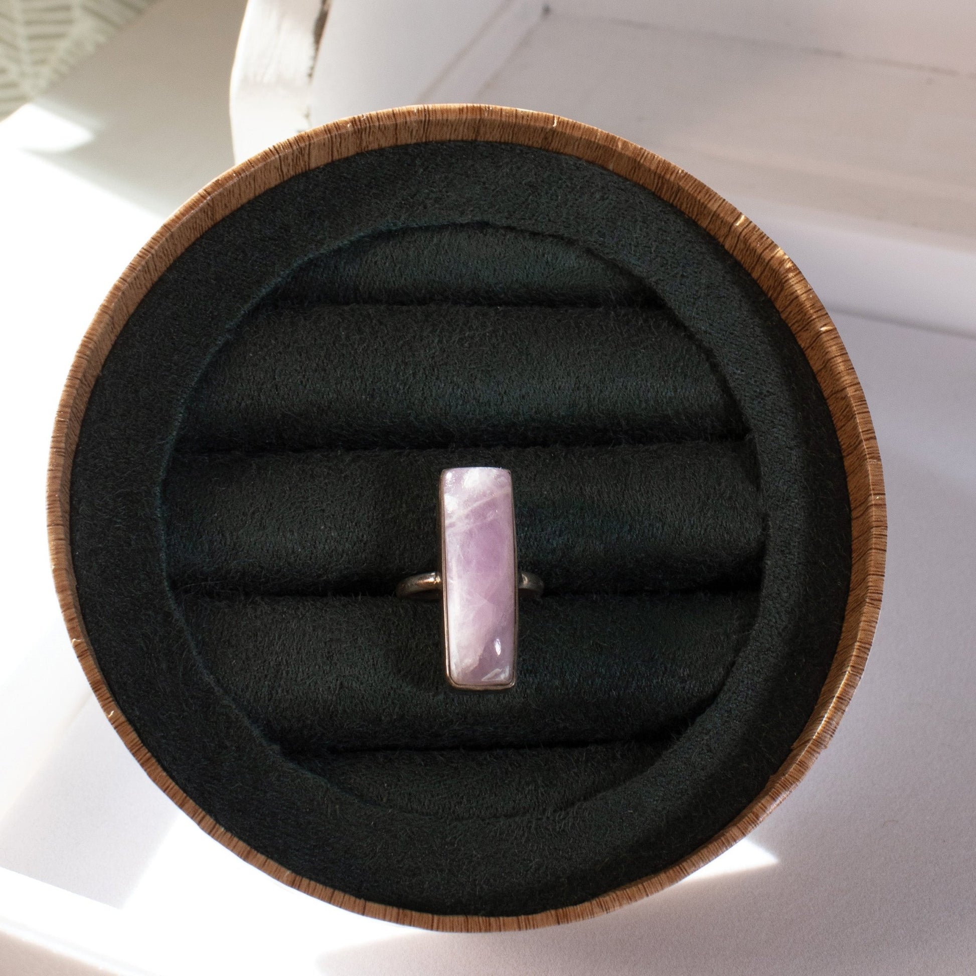 Unique Kunzite Ring 1 | Love + Lark - Muse + Moonstone