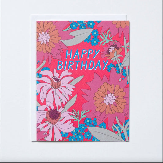 60's Floral Birthday Note Card | BANQUET WORKSHOP - Muse + Moonstone