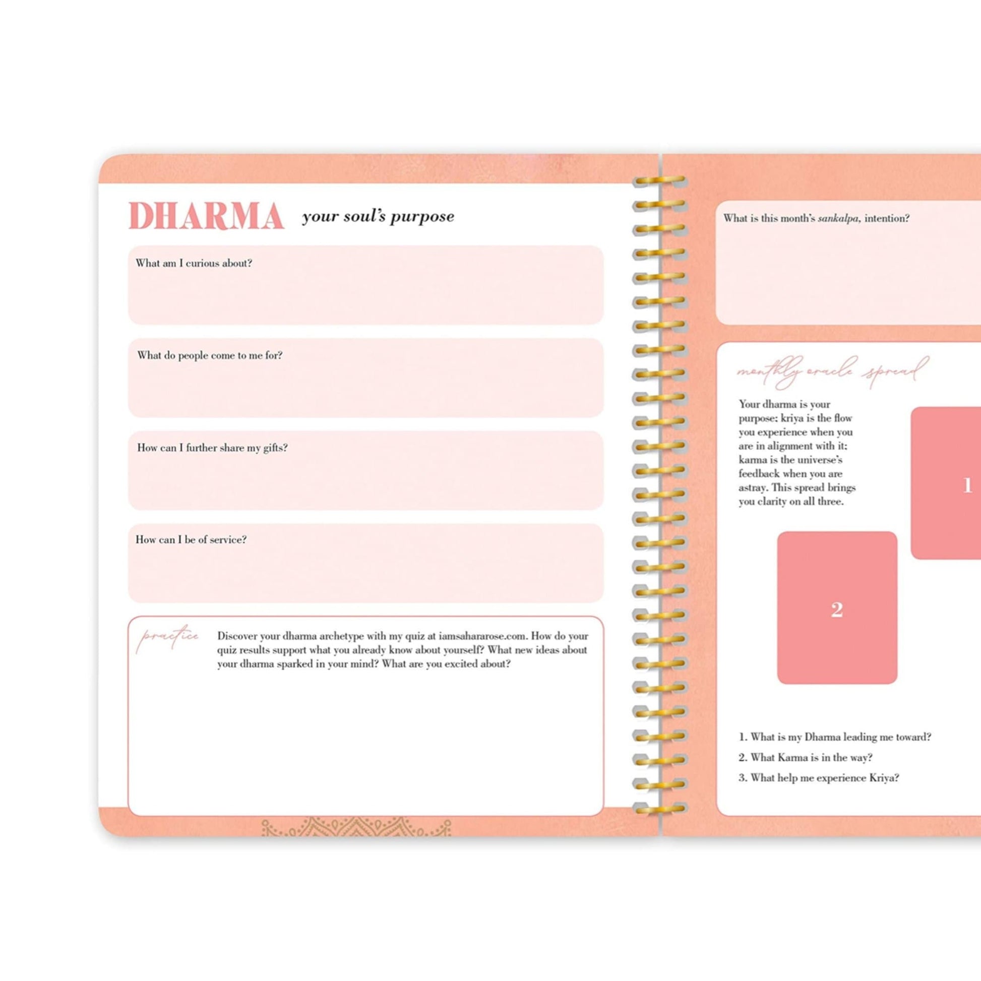 A Yogic Path Reflective Journal - Muse + Moonstone