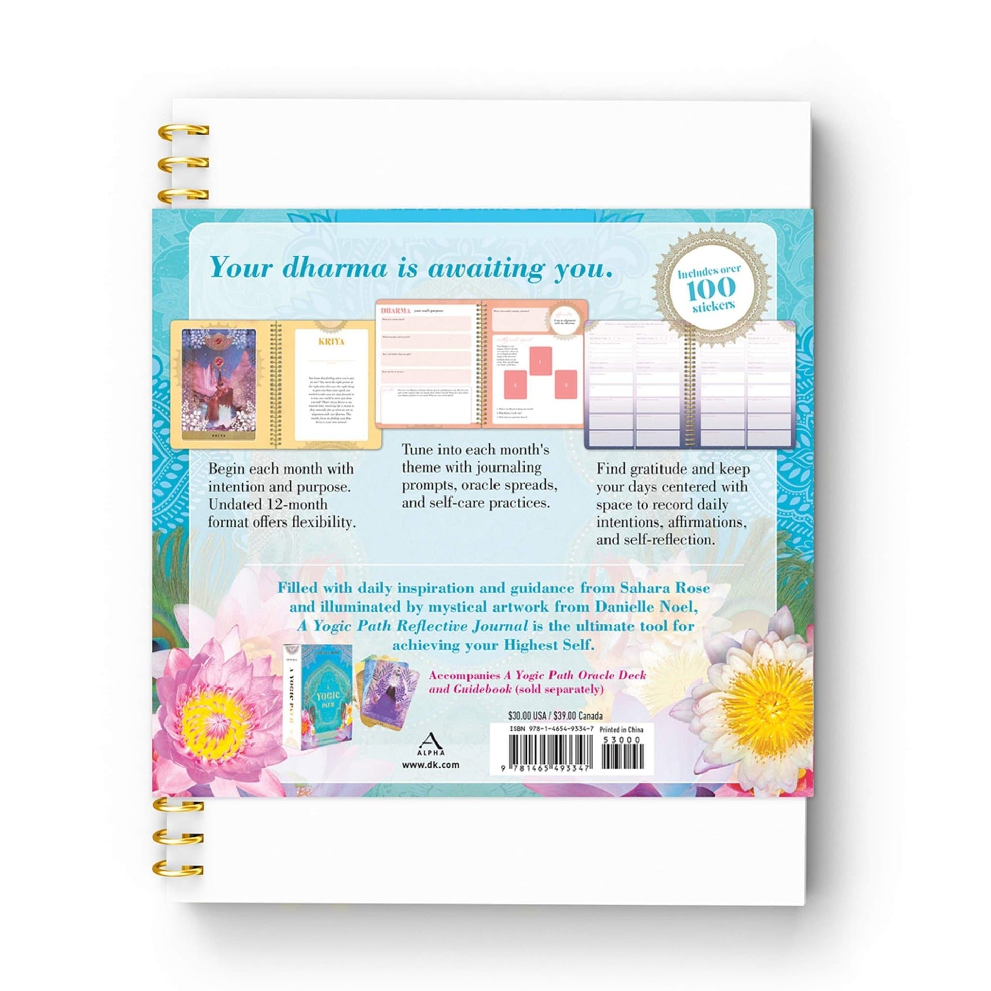 A Yogic Path Reflective Journal - Muse + Moonstone