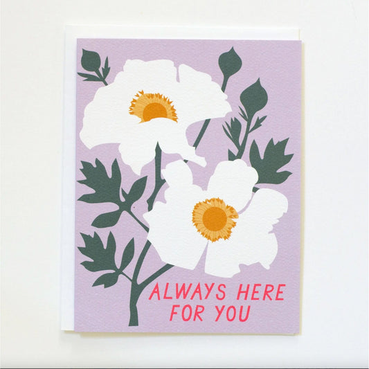 Always Here for You - Sympathy Card - Romneya | BANQUET WORKSHOP - Muse + Moonstone