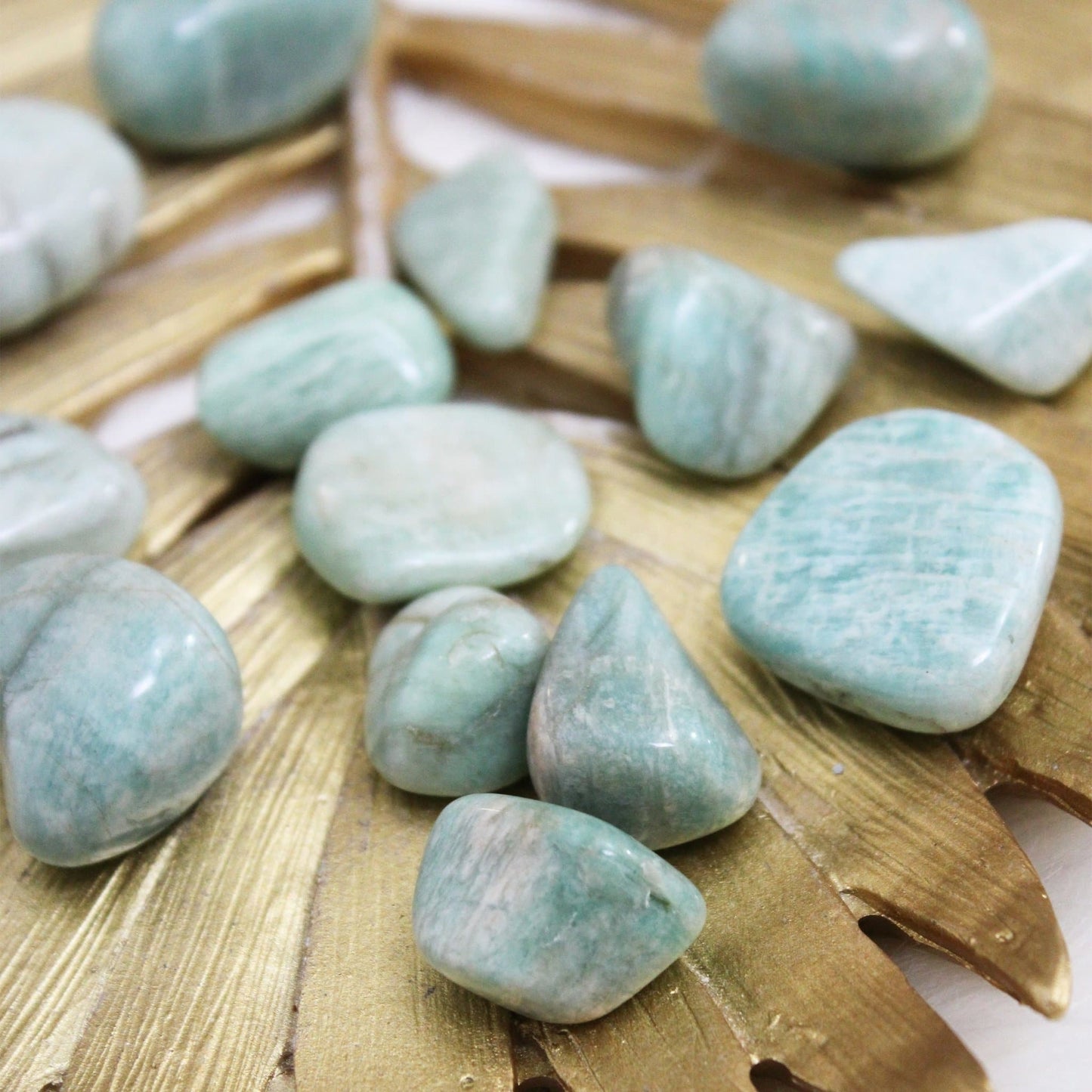 Amazonite - Brazilian - Tumbled - Muse + Moonstone