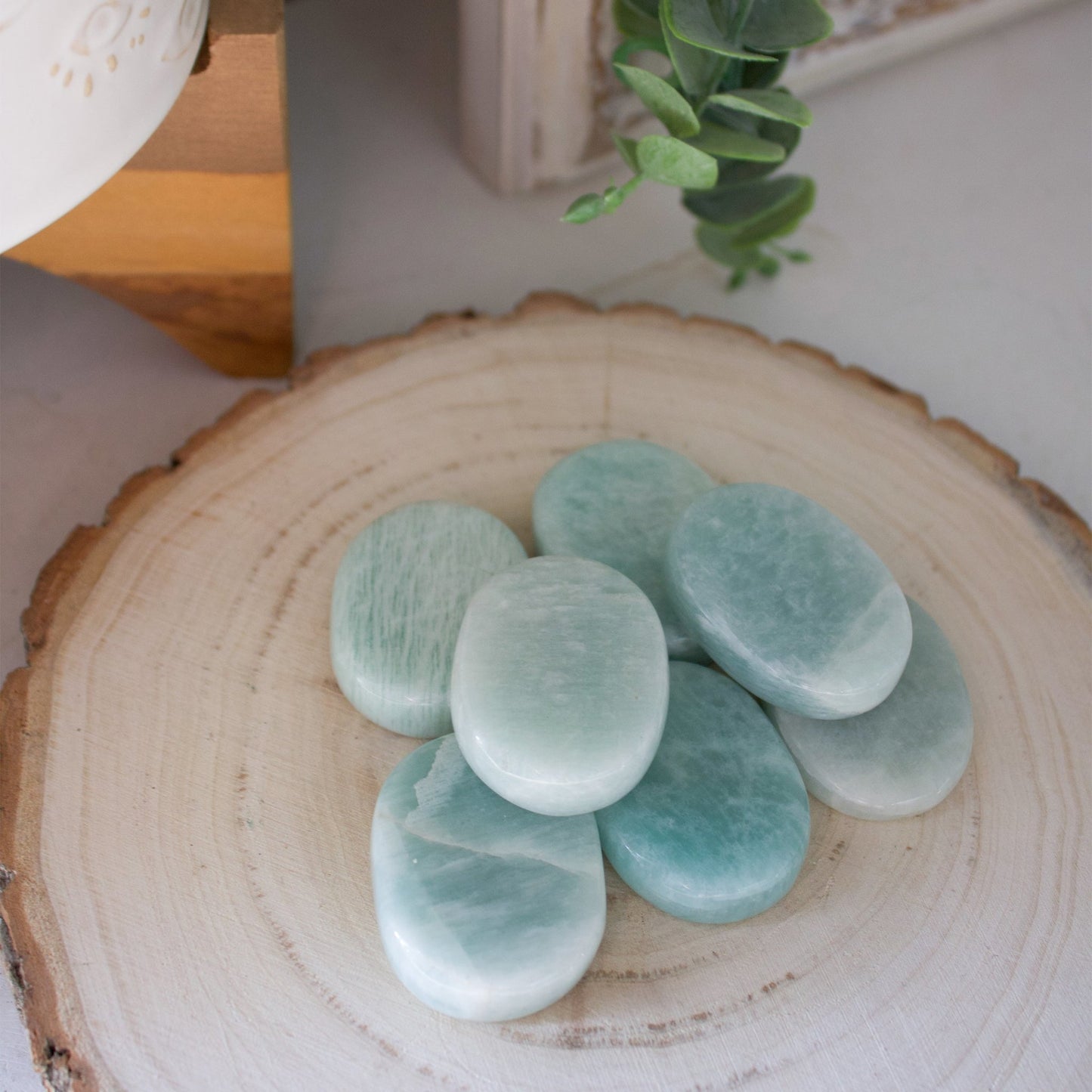 Amazonite - Mini Palm Stones - Muse + Moonstone