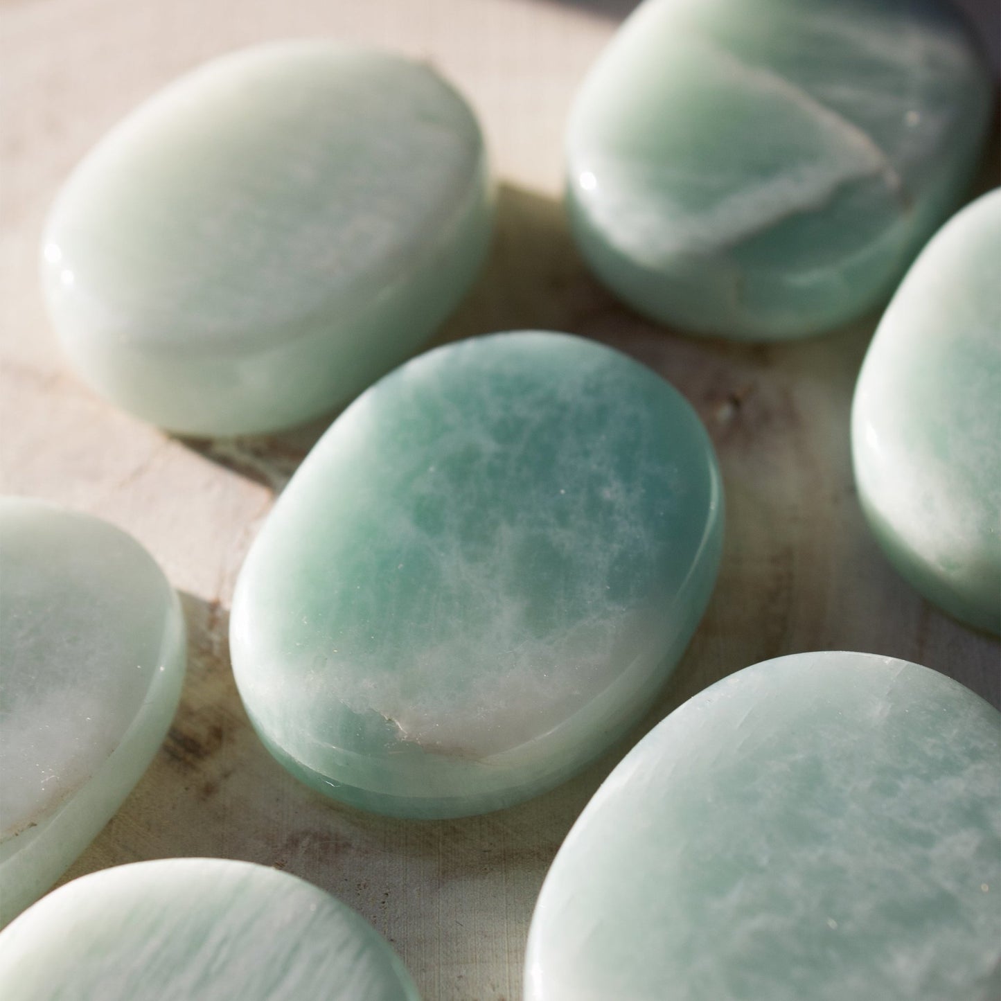 Amazonite - Mini Palm Stones - Muse + Moonstone