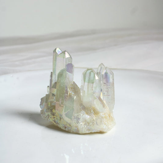 Angel Aura Quartz - Unique Specimen #2 - Muse + Moonstone