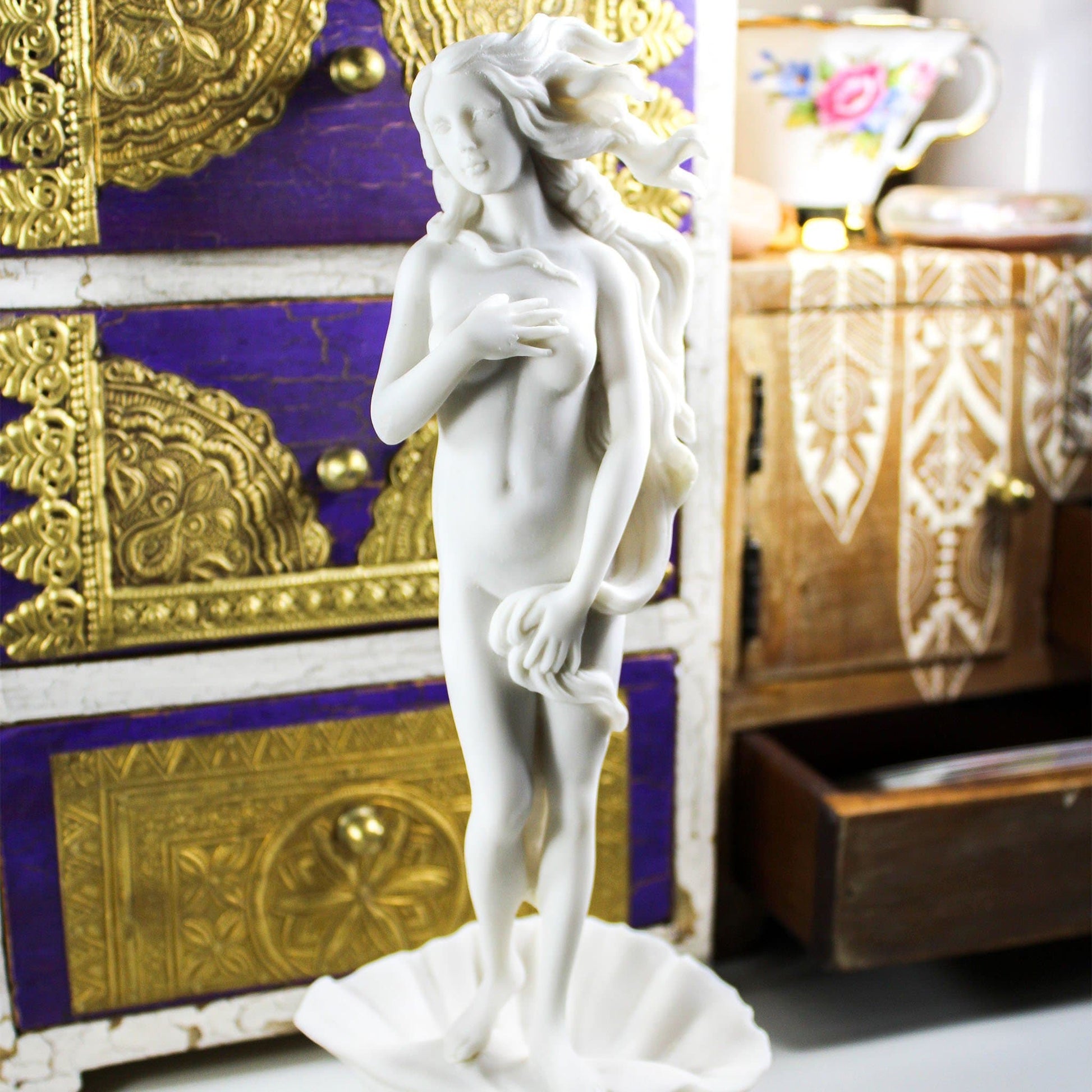 Aphrodite - "The Birth of Venus" Statuary - Muse + Moonstone