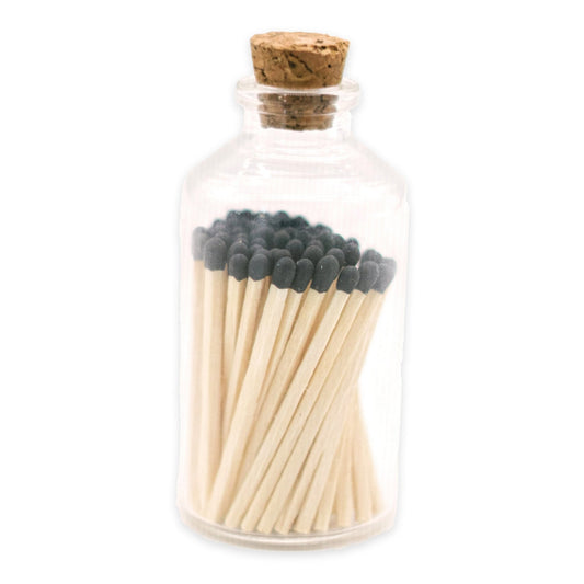 Apothecary Jar Matches | Black - Muse + Moonstone