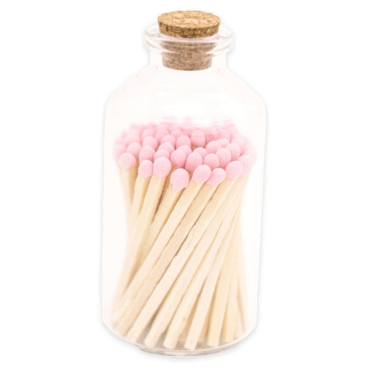 Apothecary Jar Matches | Blush Pink - Muse + Moonstone