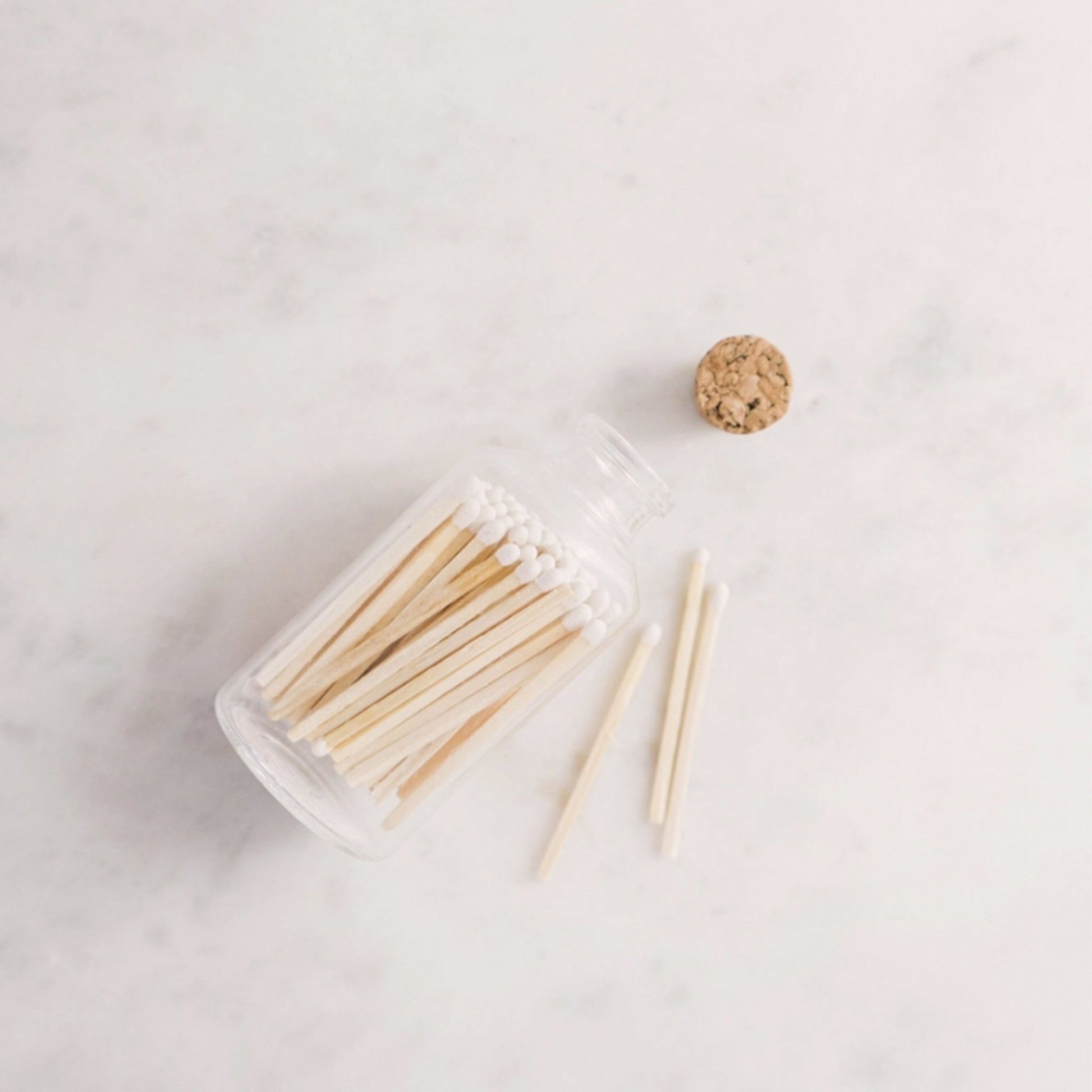 Apothecary Jar Matches | White - Muse + Moonstone
