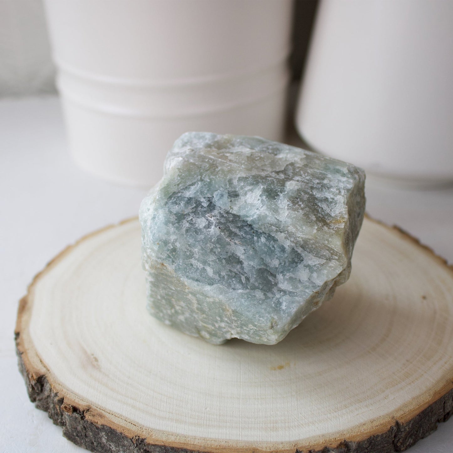 Aquamarine - Rough Unique Specimen #1 - Muse + Moonstone