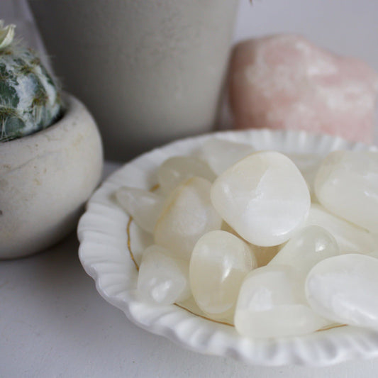 Aragonite - Tumbled - Muse + Moonstone