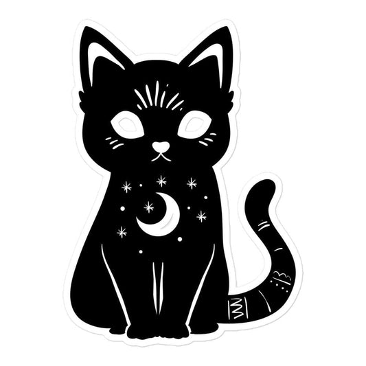 Astro Kitten - Vinyl Sticker - Muse + Moonstone