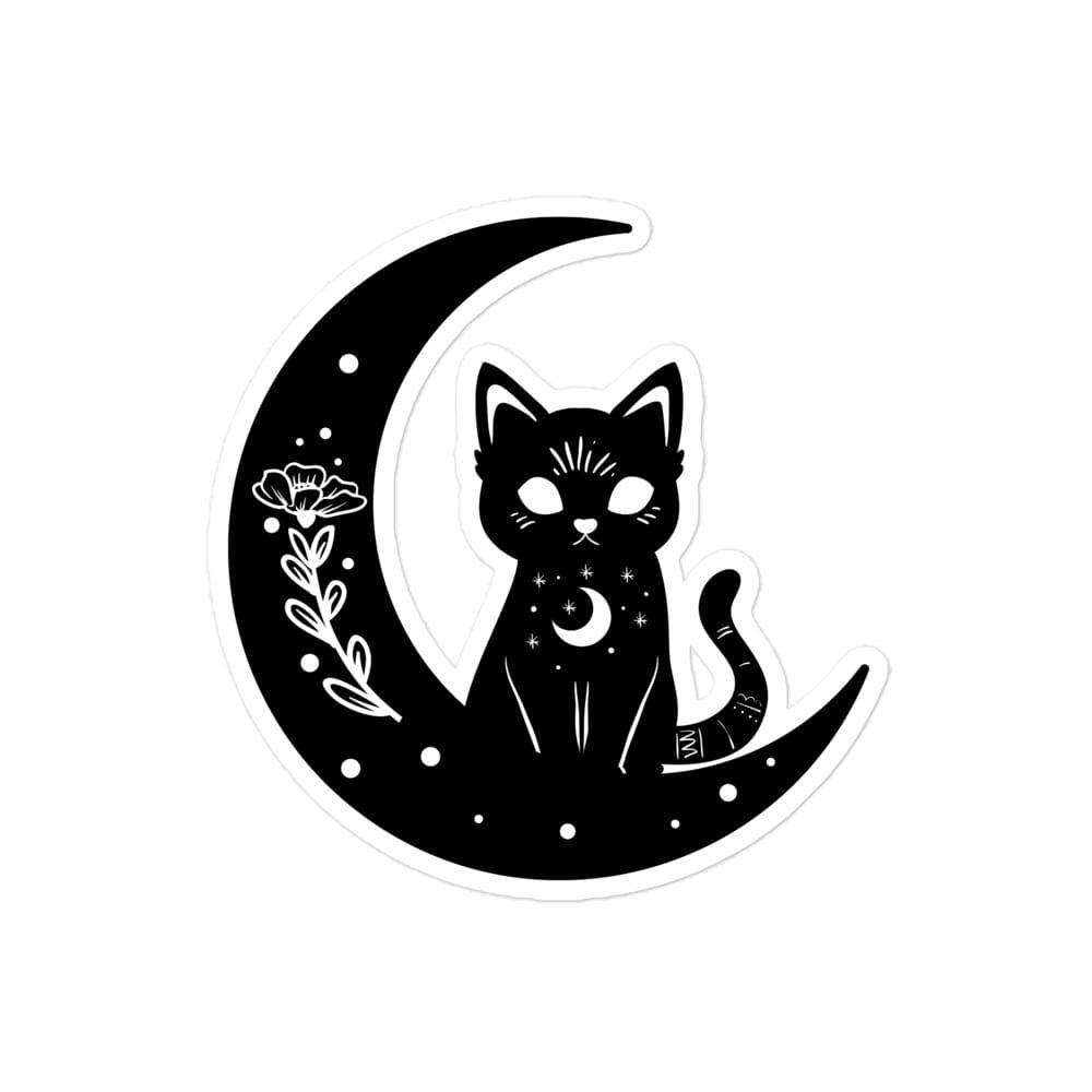 Astro Kitten + Moon - Vinyl Sticker - Muse + Moonstone