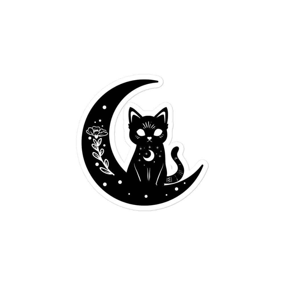 Astro Kitten + Moon - Vinyl Sticker - Muse + Moonstone