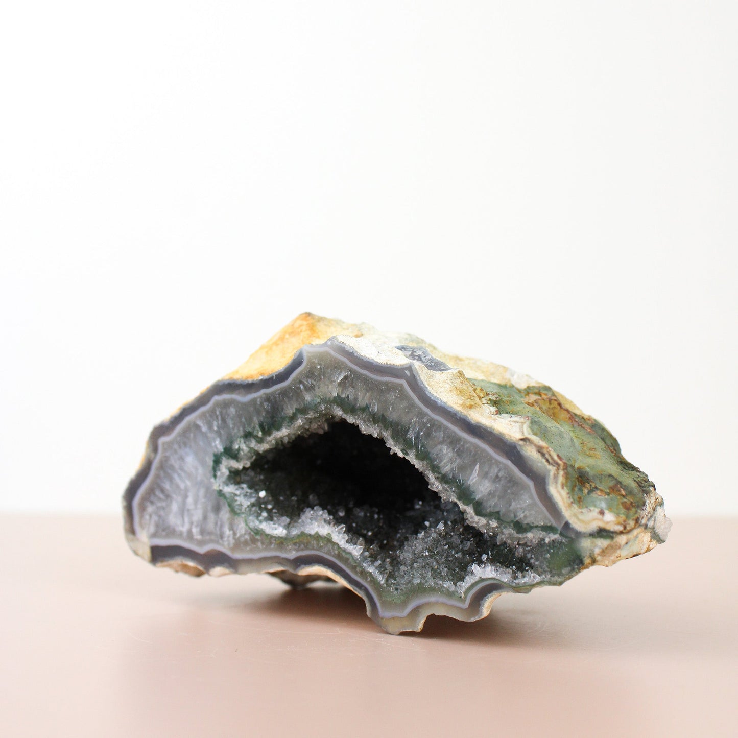 Black Amethyst Geode - Unique Specimen - #1 - Muse + Moonstone