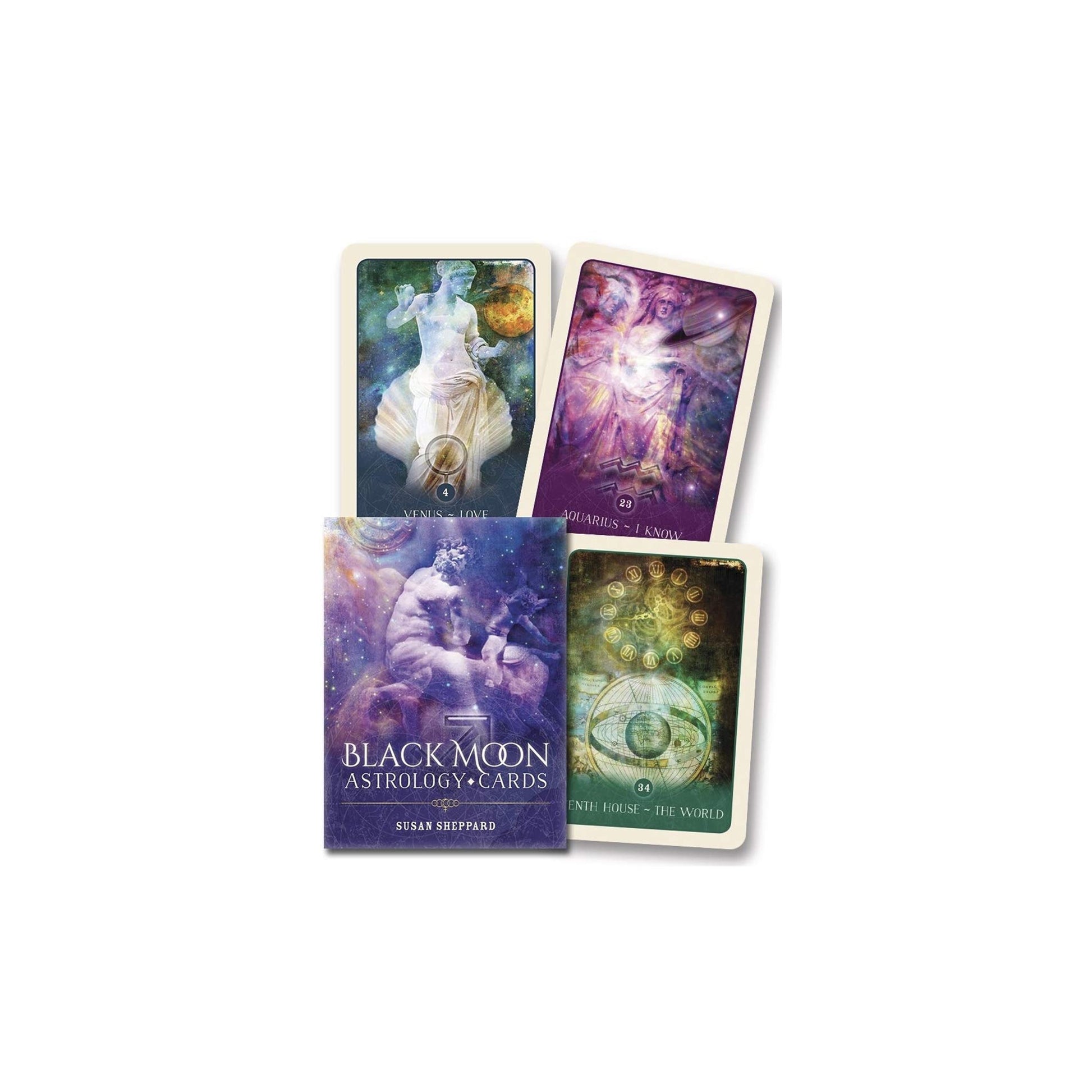 Black Moon Astrology Cards - Muse + Moonstone