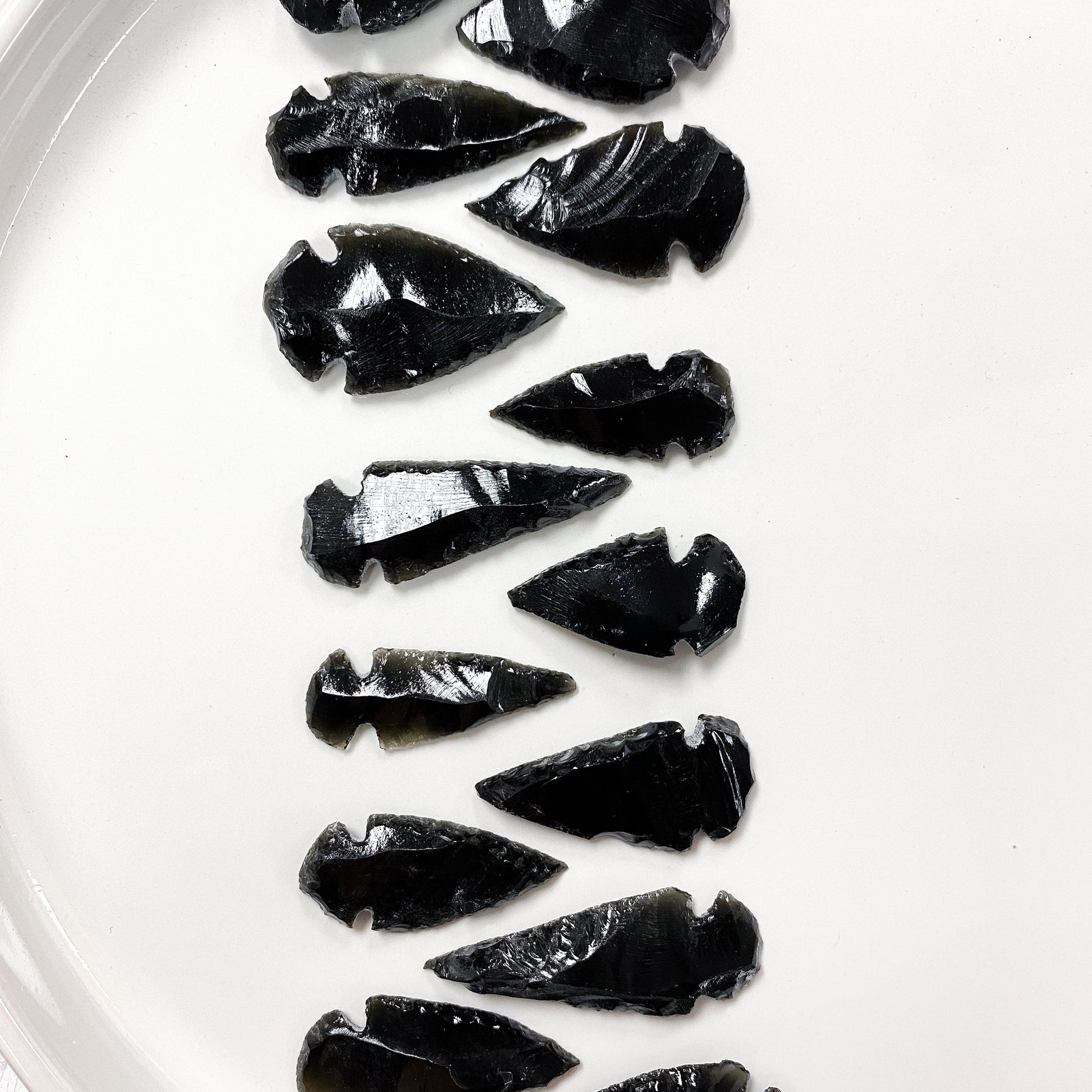 Black Obsidian Arrowheads - Muse + Moonstone
