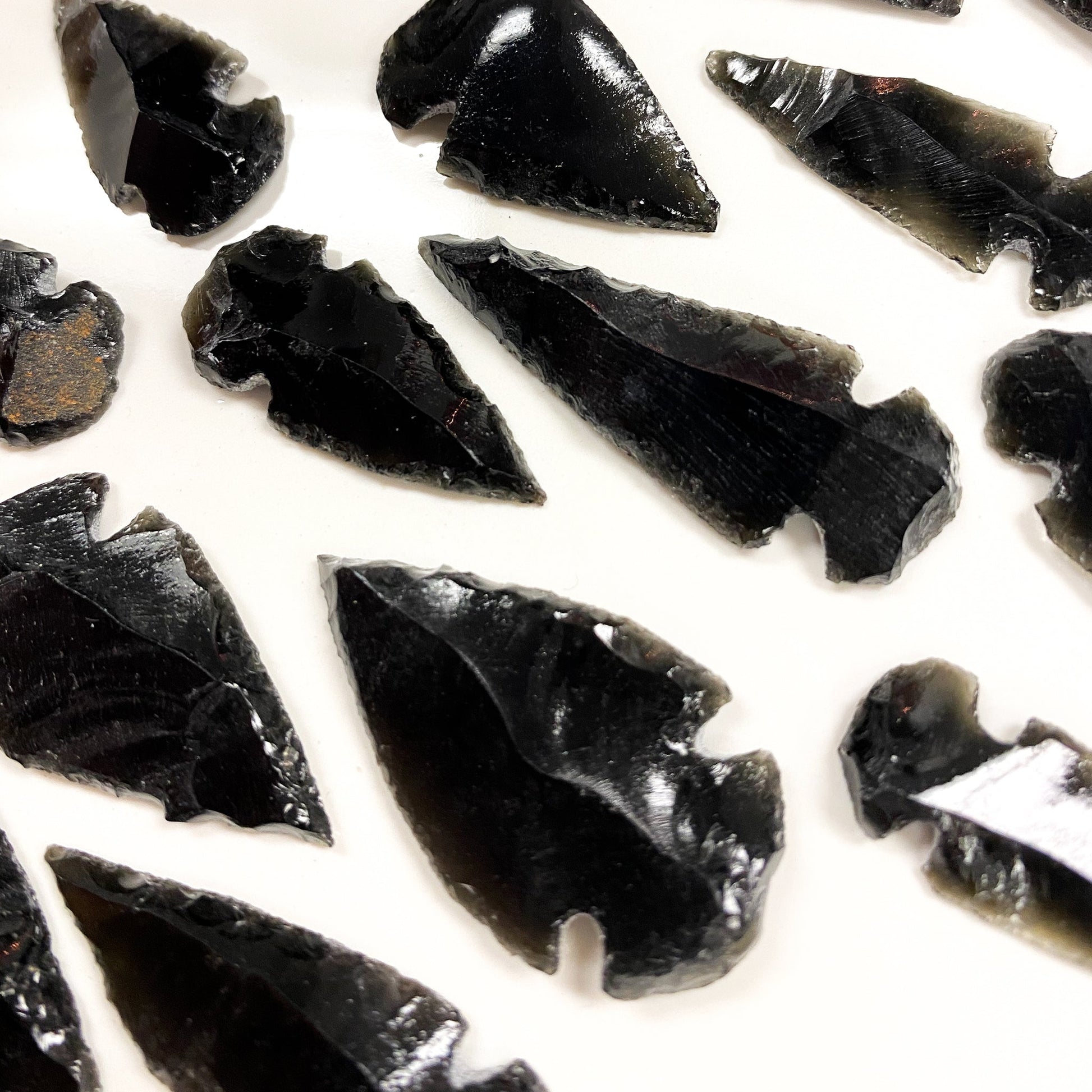 Black Obsidian Arrowheads - Muse + Moonstone
