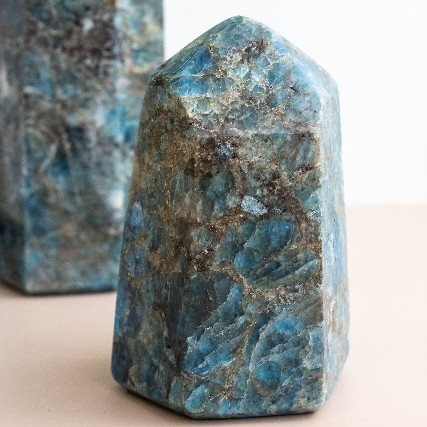 Blue Apatite - Generator - Unique Specimen #1 - Muse + Moonstone