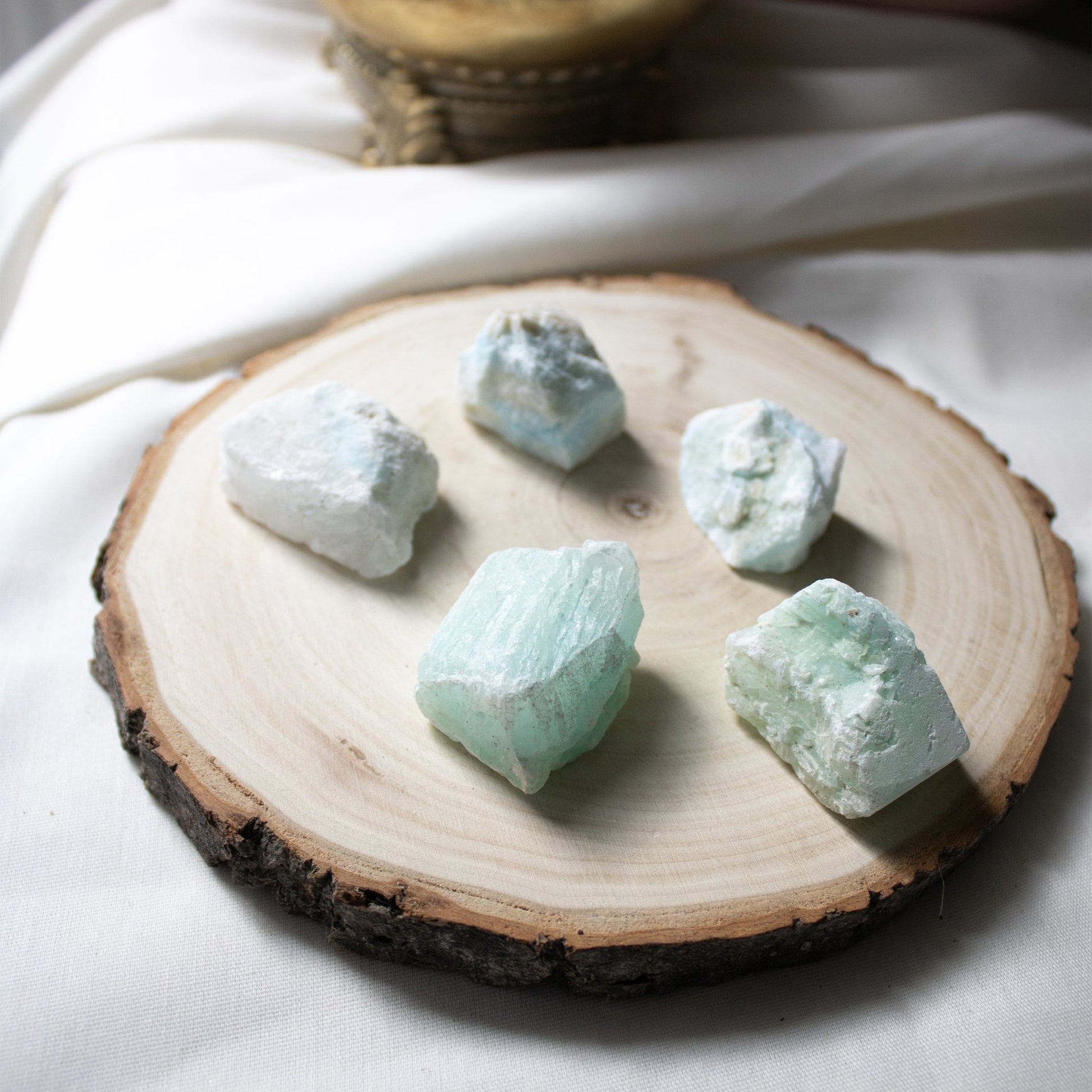 Blue Aragonite - Rough - Muse + Moonstone