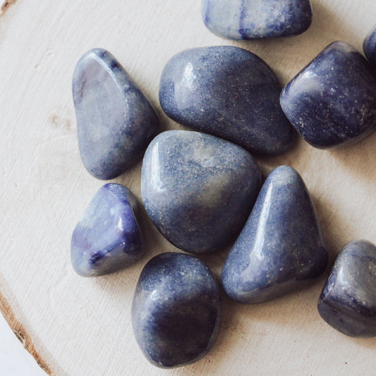 Blue Aventurine - Tumbled - Muse + Moonstone