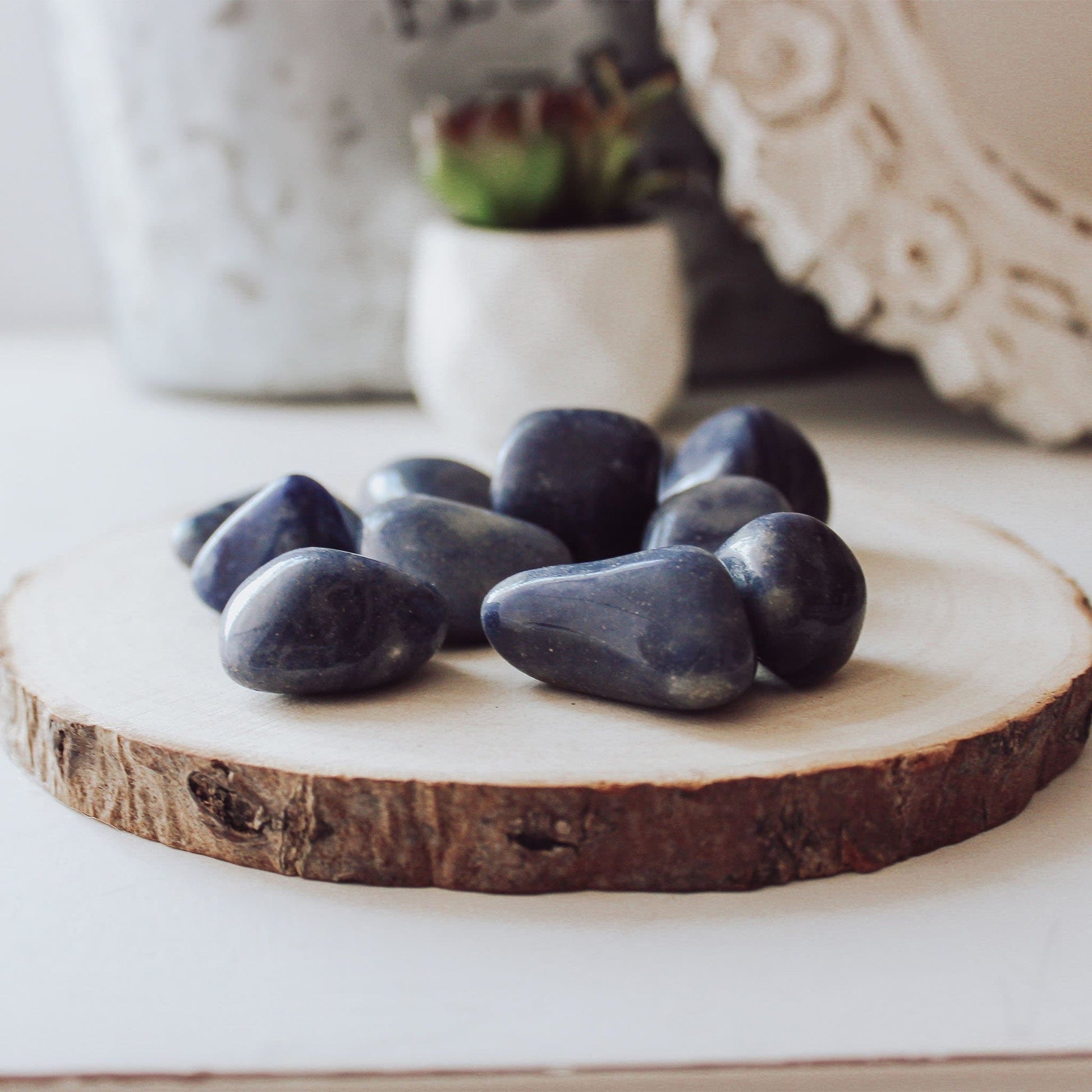 Blue Aventurine - Tumbled - Muse + Moonstone