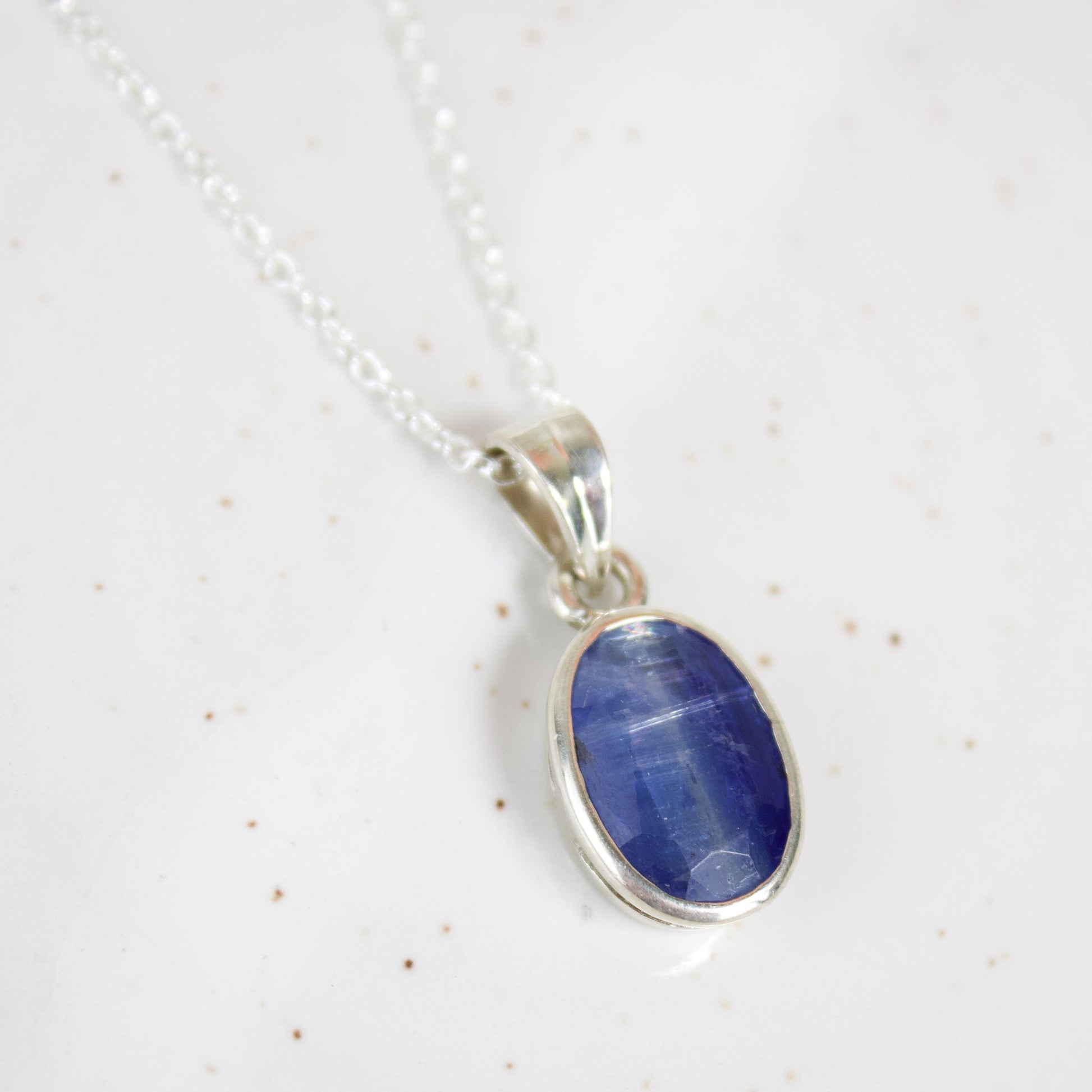 Blue Kyanite Necklace | Love + Lark - Muse + Moonstone