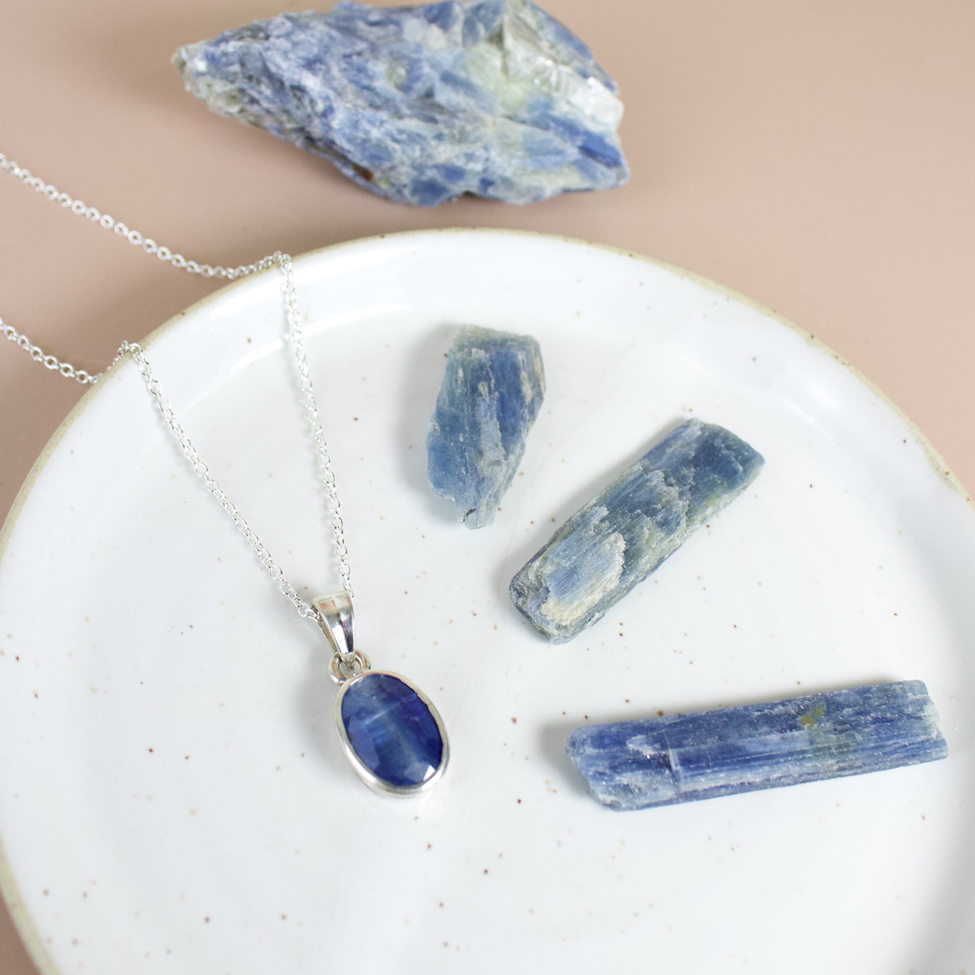 Blue Kyanite Necklace | Love + Lark - Muse + Moonstone