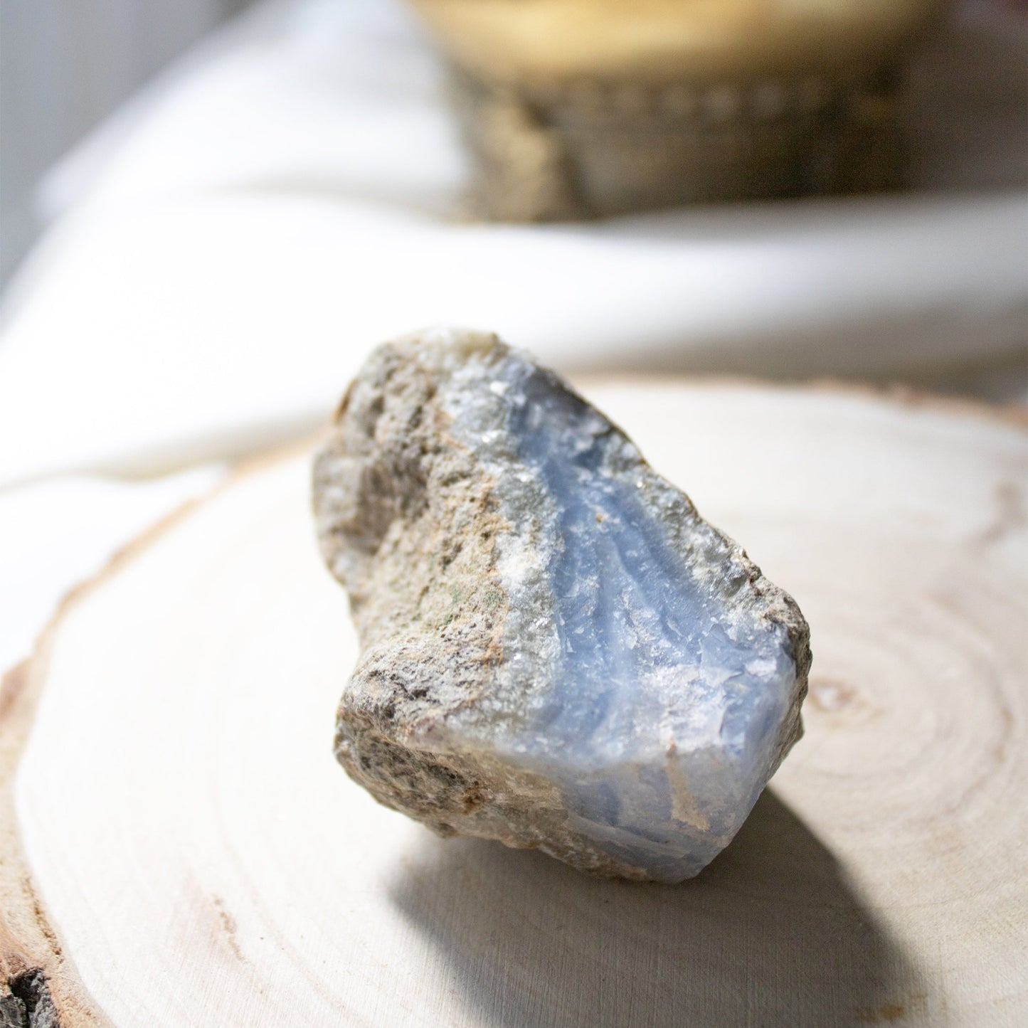 Blue Lace Agate - Unique Specimen #4 - Muse + Moonstone