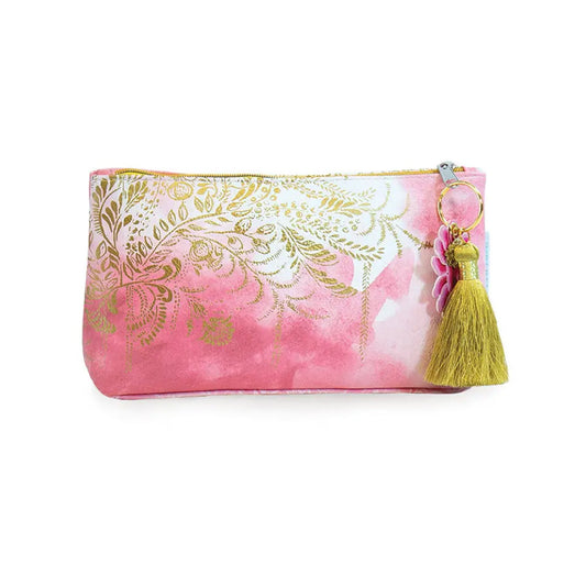 Blush Watercolour - Small Tassel Pouch | PAPAYA - Muse + Moonstone