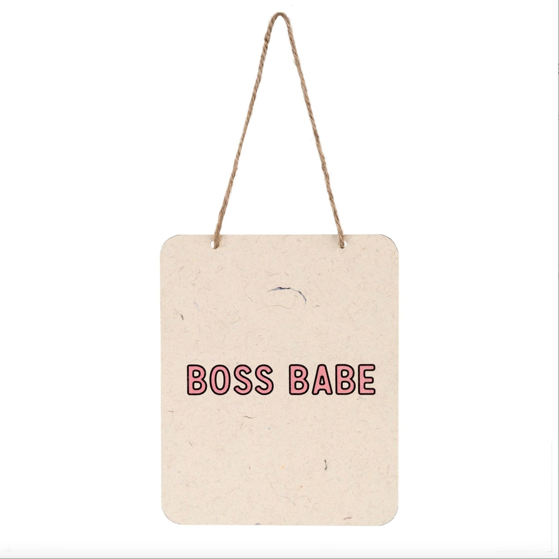 Boss Babe | Hanging Sign - Muse + Moonstone