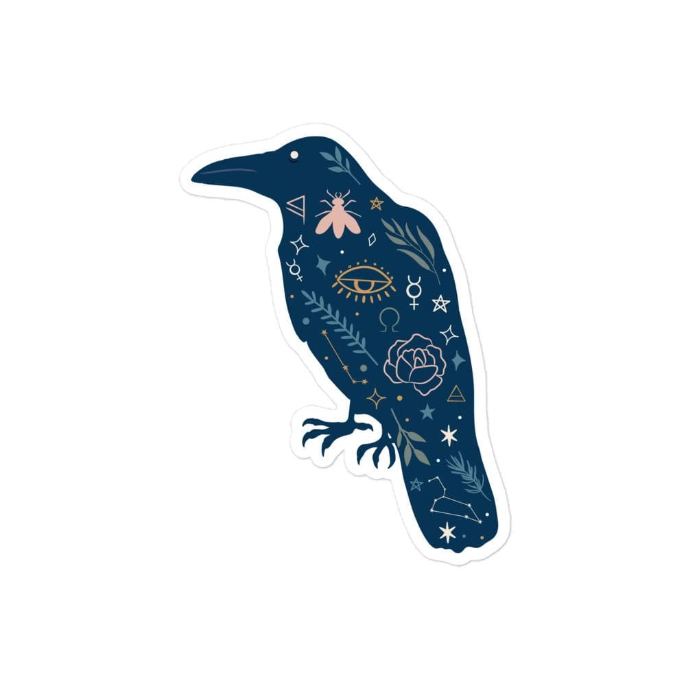 Celestial Raven - Vinyl Sticker - Muse + Moonstone
